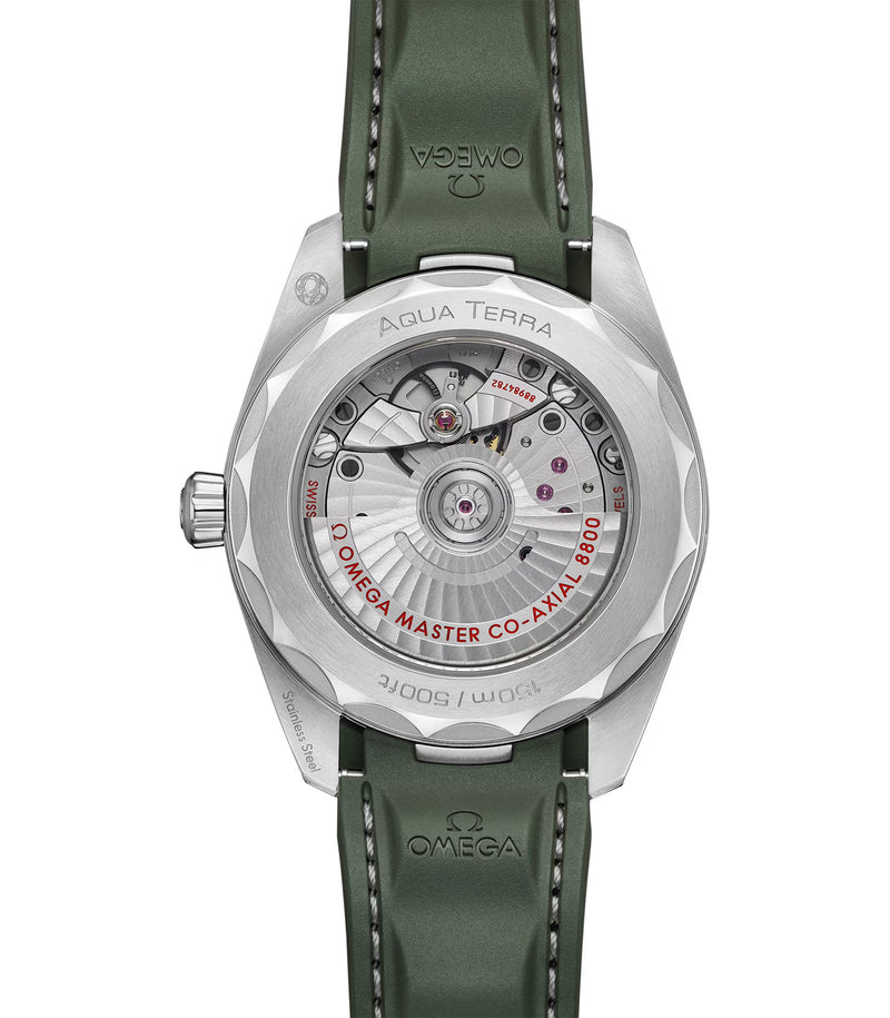 38mm Aqua Terra 150M Steel Green Dial Auto