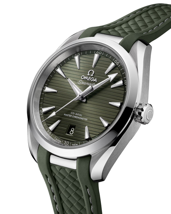 38mm Aqua Terra 150M Steel Green Dial Auto