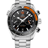 46mm Planet Ocean 600M Steel Black Dial Chrono