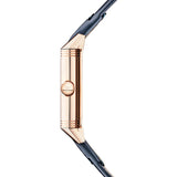 28mm Tribute Duoface 18kRG Blue Dial