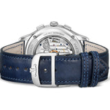 40mm Chronograph Calendar Steel Blue Dial