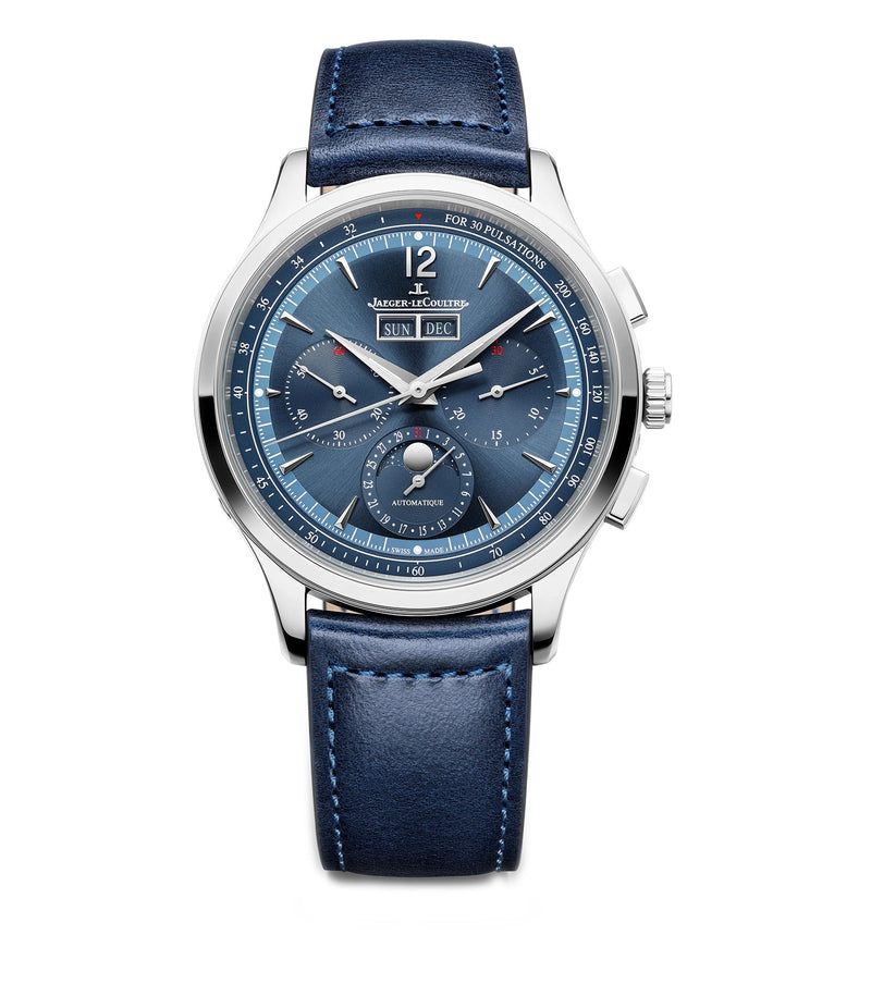 40mm Chronograph Calendar Steel Blue Dial