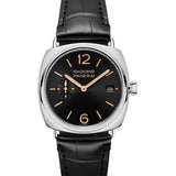 40mm Quaranta Steel Black Dial