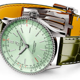 36mm Stainless Steel Green Dial