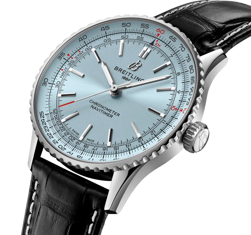 41mm Stainless Steel Light Blue Dial