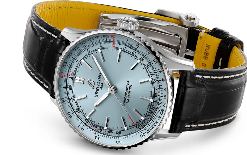 41mm Stainless Steel Light Blue Dial