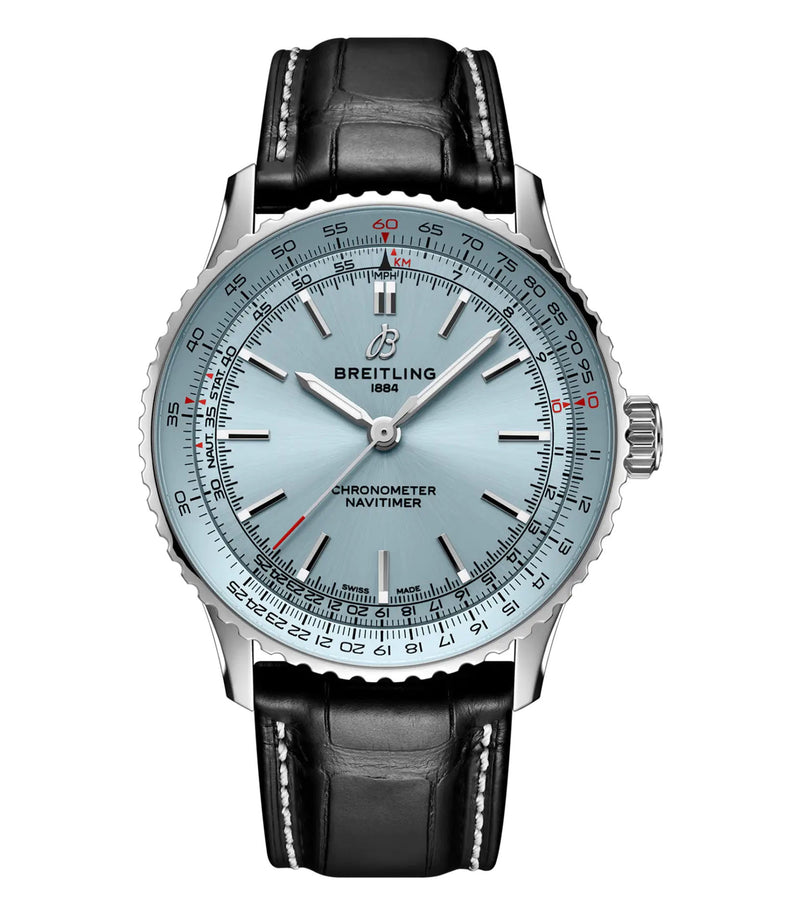 41mm Stainless Steel Light Blue Dial