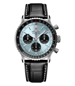 41mm Stainless Steel B01 Ice Blue Dial Chrono