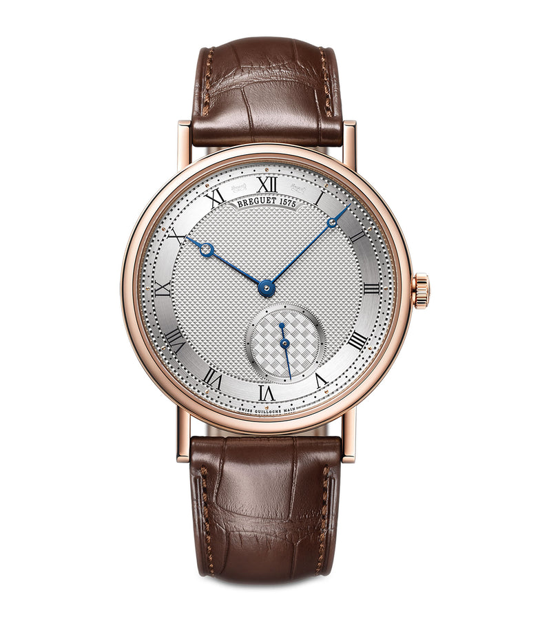 40mm 18k Rose Gold 7147 Silver Guilloche Dial