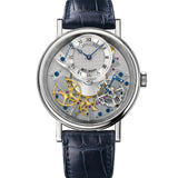 40mm 18k White Gold 7057 Manual Wind