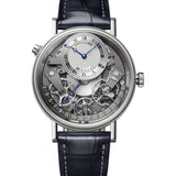 40mm 18k White Gold Quantieme Retrograde 7597 Manual Wind
