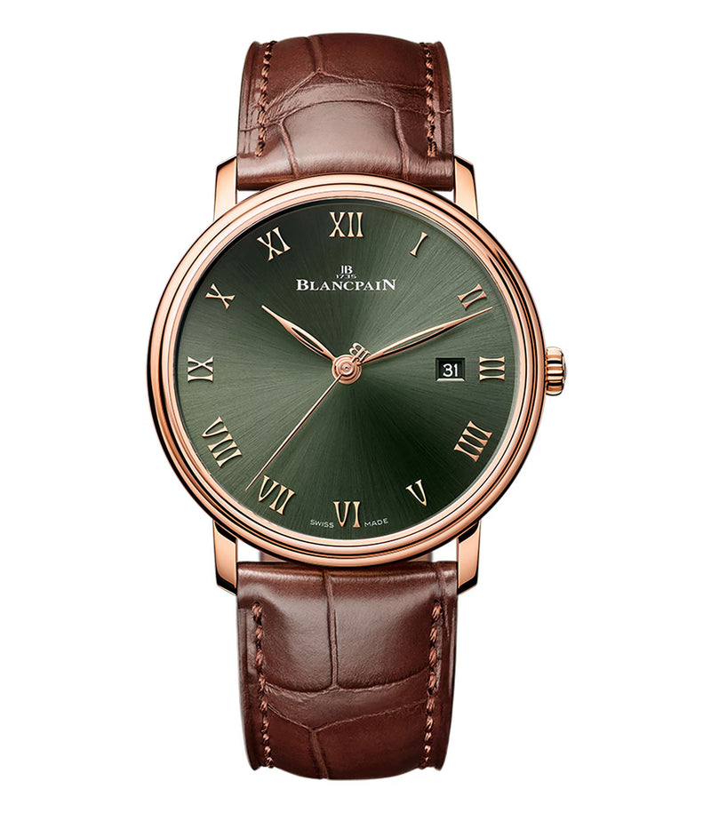 40mm 18k Rose Gold Ultraplate Extraplate Green Dial