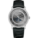 40mm Stainless Steel Quantieme Complet Grey Dial