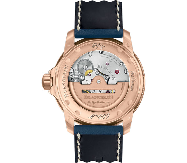 45mm 18k Rose Gold Automatique Blue Dial