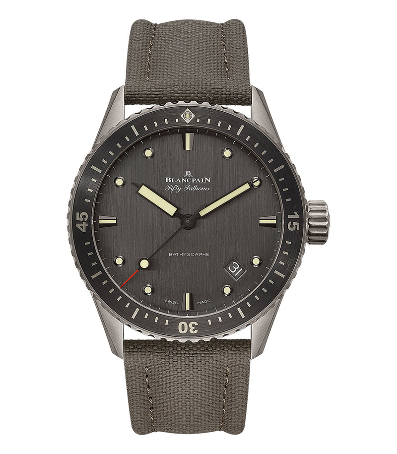 43mm Titanium Bathyscaphe Anthracite Dial