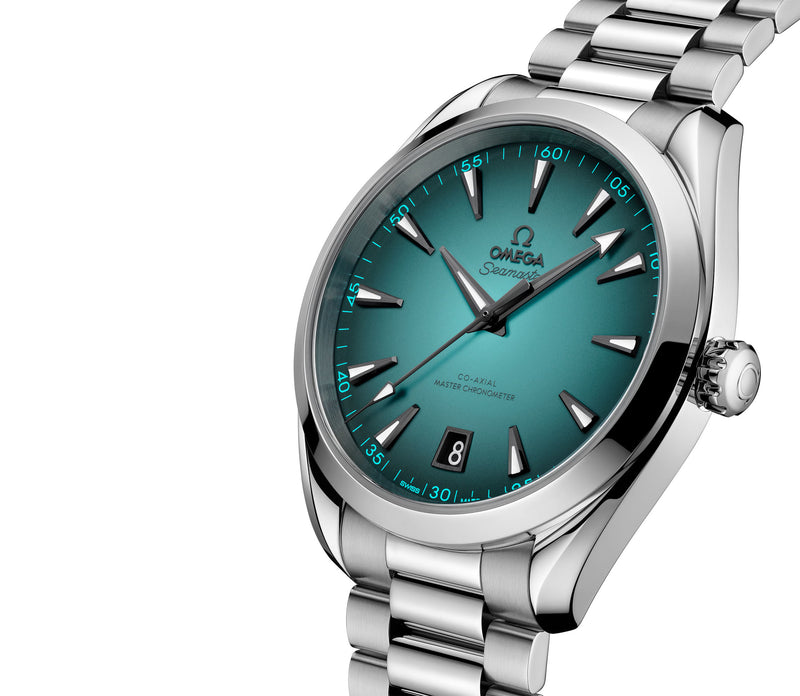 41mm Aqua Terra 150M Steel Turquoise Dial