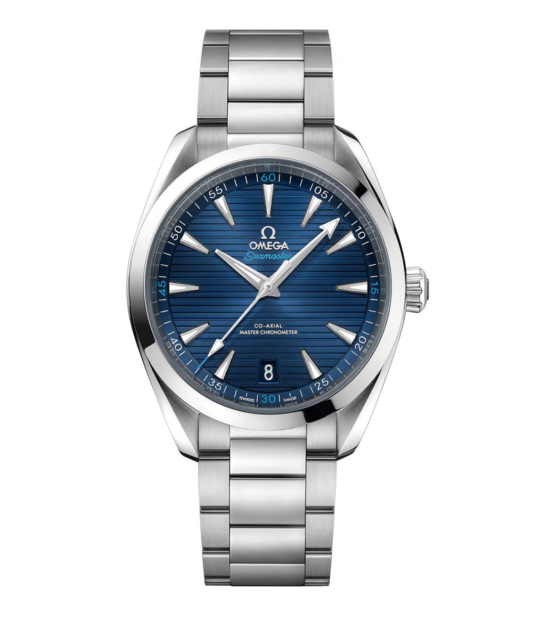 41mm Aqua Terra 150M Steel Blue Dial Auto