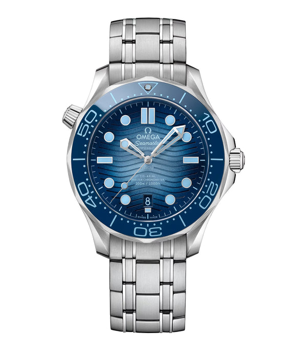 42mm Diver 300m Steel Summer Blue Dial