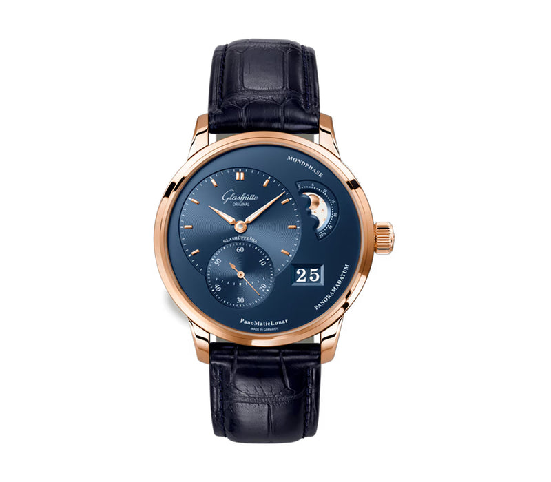 40mm PanoMaticLunar 18K Rose Gold Blue Dial