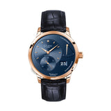 40mm PanoReserve 18k Rose Gold Blue Dial