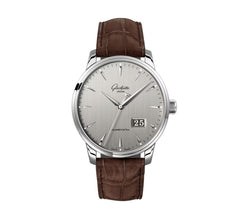 42mm Excellence Panorama Date Steel Silver Dial