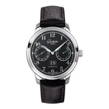 44mm Observer Stainless Steel Black Dial