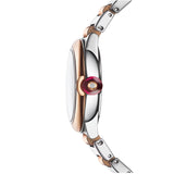 28mm 18k Rose Gold and Steel MOP Diamond Dial