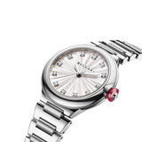 33mm Stainless Steel MOP Diamond Dial