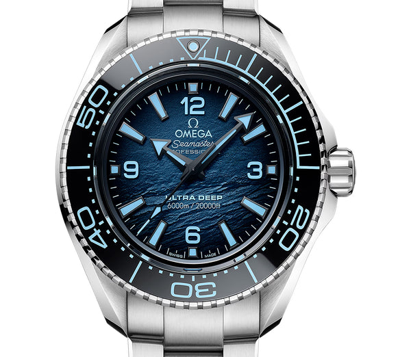 46mm Planet Ocean Ultra Deep 6000M Steel Summer Blue Dial