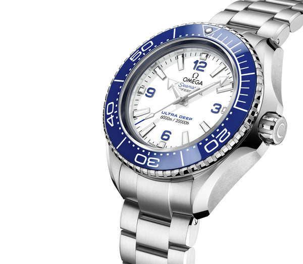 46mm Planet Ocean Ultra Deep 6000M Steel White Dial