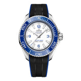 46mm Planet Ocean Ultra Deep 6000M Steel White Dial on Rubber