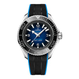 46mm Planet Ocean Ultra Deep 6000M Steel Blue Dial On Rubber