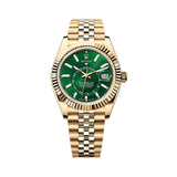 42mm Green Dial 18k Yellow Gold Jubilee