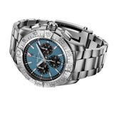 46mm B01 Chronograph Blue Dial Stainless Steel Bracelet
