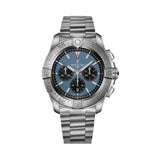 46mm B01 Chronograph Blue Dial Stainless Steel Bracelet
