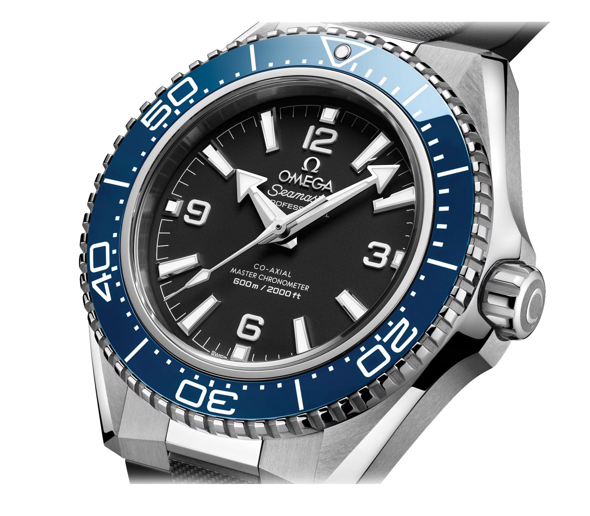 Omega Seamaster 42mm Planet Ocean Black Dial On Strap 217.32.42.21
