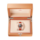 42mm Planet Ocean 600M Steel Orange Bezel On Orange Strap