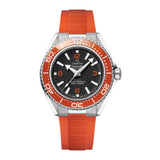 42mm Planet Ocean 600M Steel Orange Bezel On Orange Strap