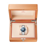 43mm Aqua Terra 150m Co-Axial Master Chronometer GMT Worldtimer xSilver Dial On Bracelet