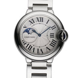36mm Moonphase Steel Silver Dial Auto 2018