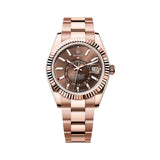 42mm 18k Everose Gold Chocolate Dial Oyster Bracelet