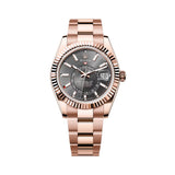 42mm 18k Everose Gold Slate Dial Oyster Bracelet