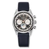 38mm Triple Calendar Steel Reverse Panda Dial On Strap
