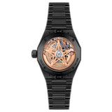 41mm Black Ceramic Skeleton Dial