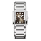 Stainless Steel 25mm Diamond Bezel On Gray Dial Quartz