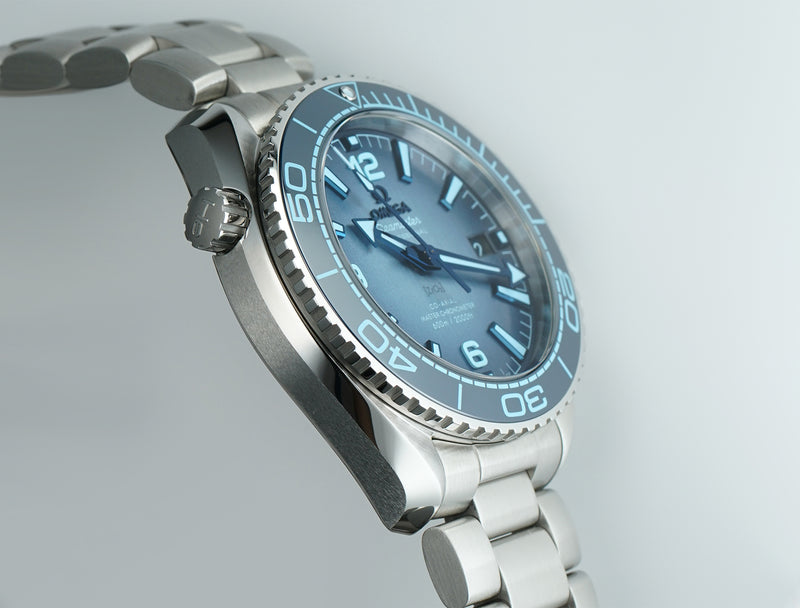 40mm Planet Ocean 600M Summer Blue Dial Steel