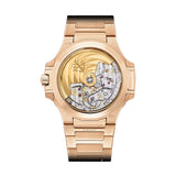 35mm 18k Rose Gold Silver Dial Diamond Bezel