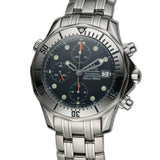 42mm Steel Chronograph Blue Dial