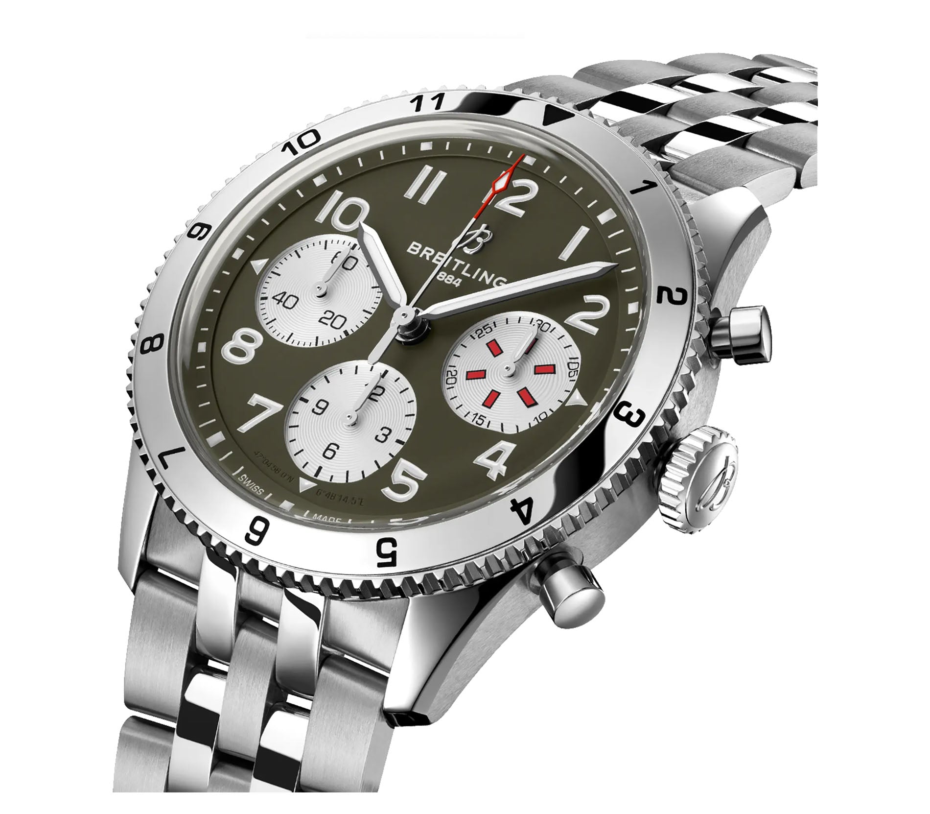Breitling Classic AVI 42mm Curtiss Warhawk Green Dial