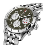 42mm Curtiss Warhawk Green Dial On Bracelet